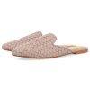 GIOSEPPO GOLDEN BRAIDED BABOUCHE SLIPPERS HOUMA