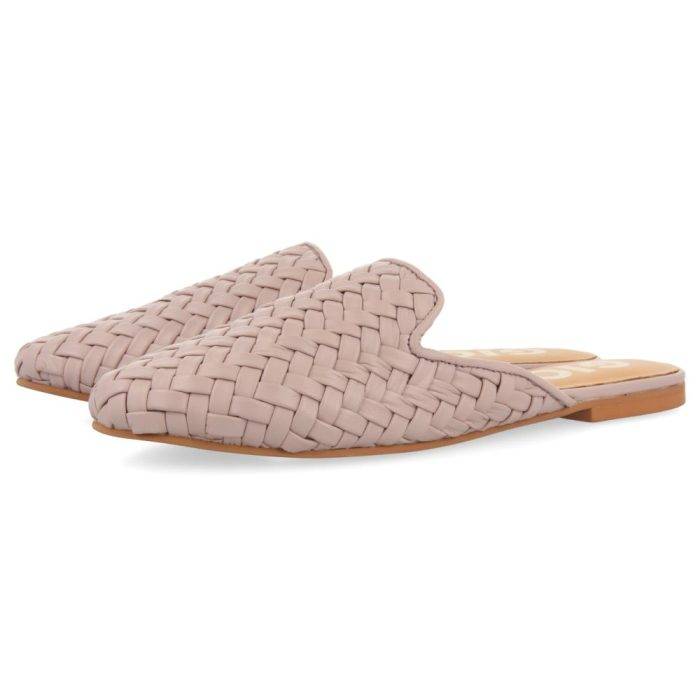 GIOSEPPO GOLDEN BRAIDED BABOUCHE SLIPPERS HOUMA