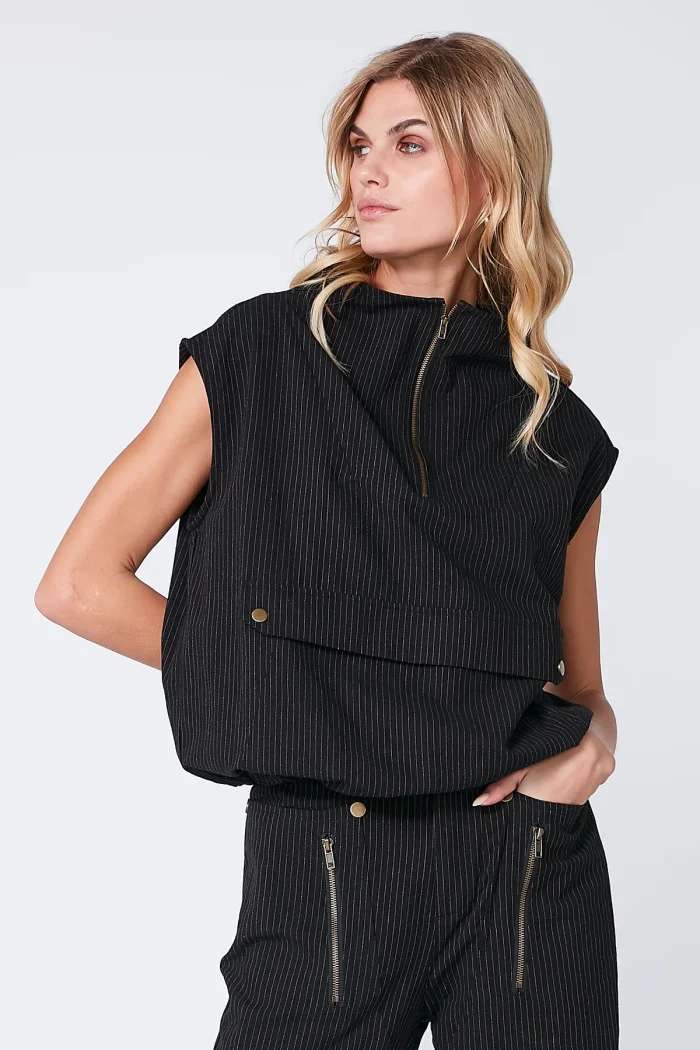 NÜ RICCI PINSTRIPE TOP