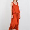 PHILOSOPHY SATIN ECOVERO SLEEVELESS CROPPED TOP