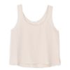 PHILOSOPHY SATIN ECOVERO SLEEVELESS CROPPED TOP