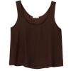 PHILOSOPHY SATIN ECOVERO SLEEVELESS CROPPED TOP