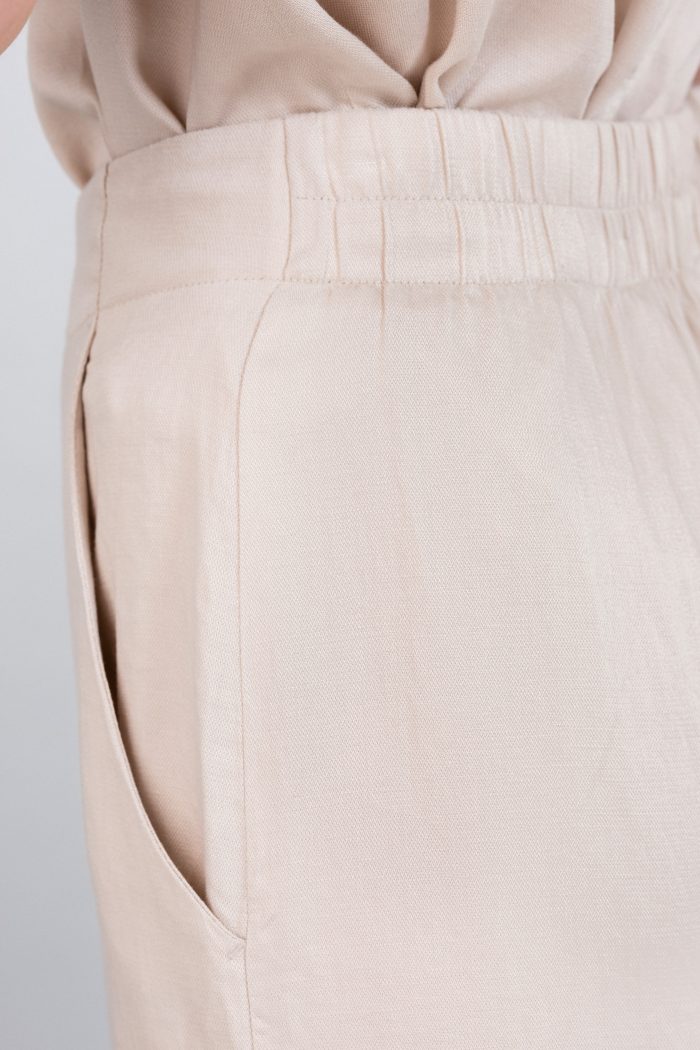PHILOSOPHY LYOCELL LINEN WIDE LEG PANTS