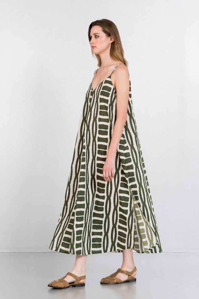 PHILOSOPHY VOILE PRINT SLIP DRESS 