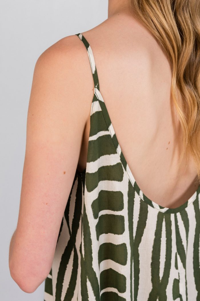 PHILOSOPHY VOILE PRINT SLIP DRESS 