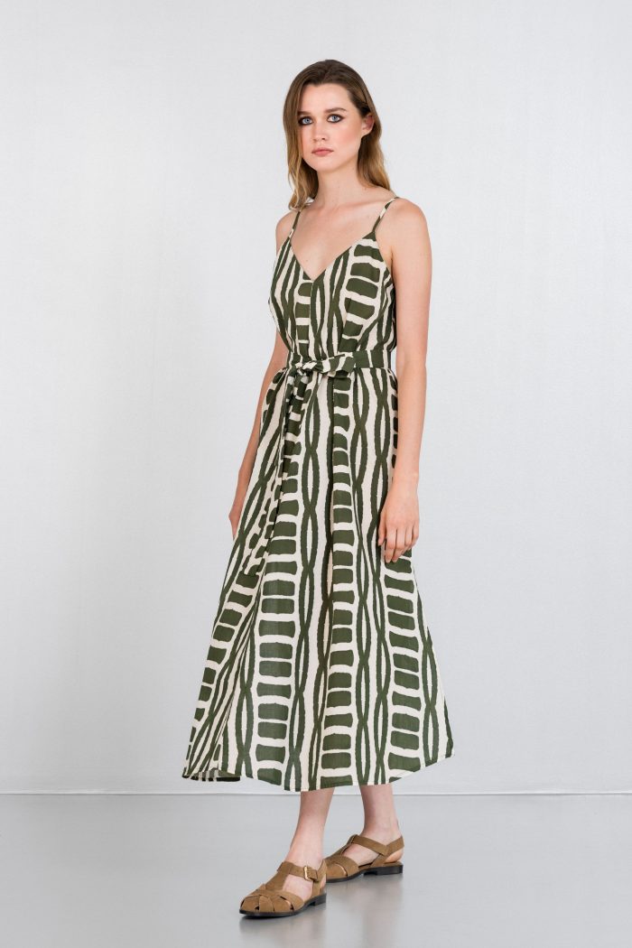 PHILOSOPHY VOILE PRINT SLIP DRESS 