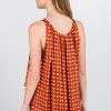 PHILOSOPHY SATIN PRINT HALTER NECK TOP