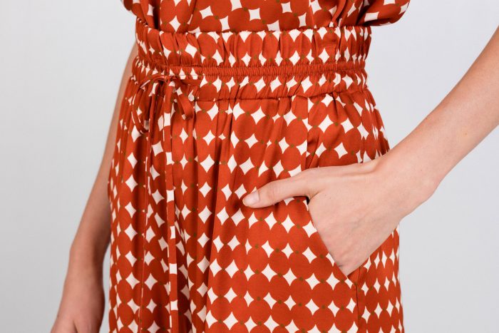 PHILOSOPHY SATIN PRINT JUPE CULOTTE