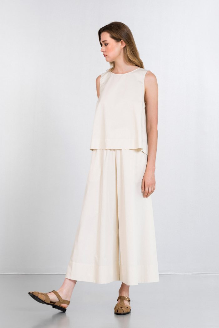PHILOSOPHY JUPE CULOTTE POPLIN 