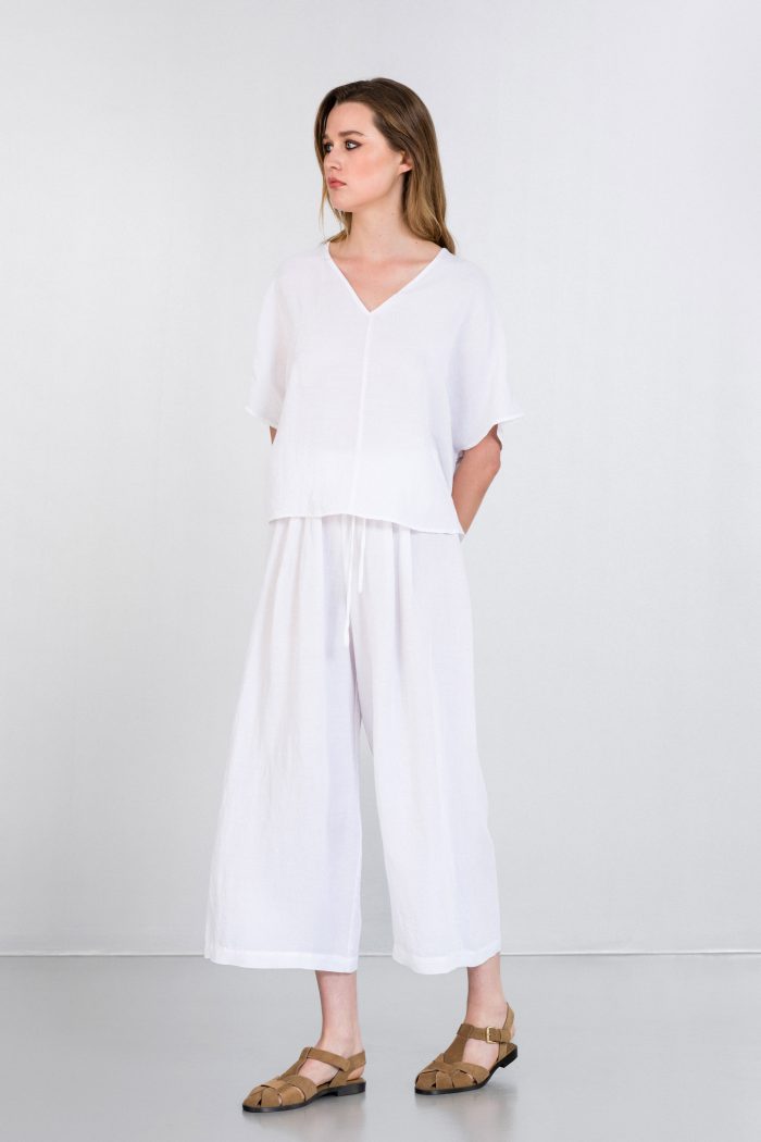 PHILOSOPHY GAUZE OVERSIZED BLOUSE