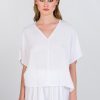 PHILOSOPHY GAUZE OVERSIZED BLOUSE