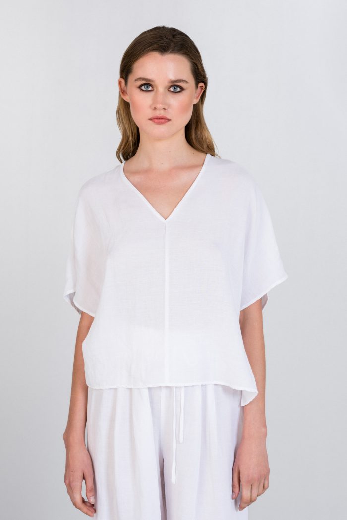 PHILOSOPHY GAUZE OVERSIZED BLOUSE