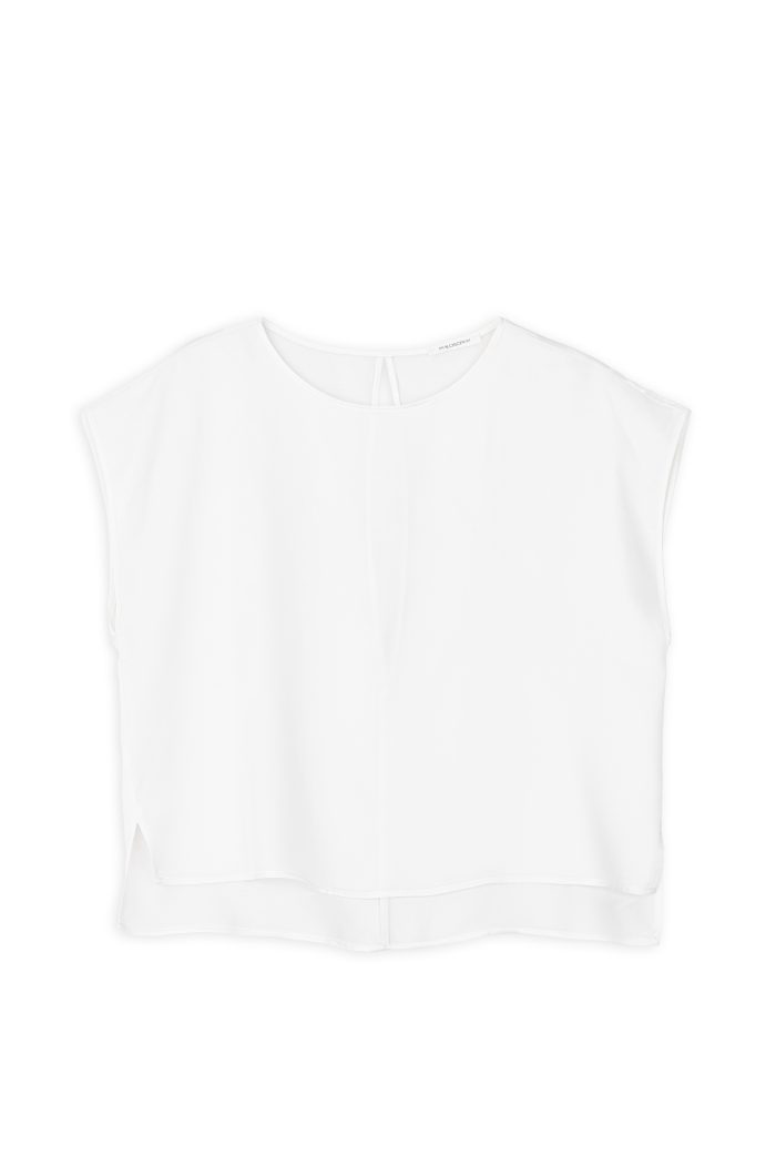 PHILOSOPHY SATIN FINE ECOVERO CROPPED TOP