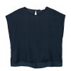PHILOSOPHY SATIN FINE ECOVERO CROPPED TOP