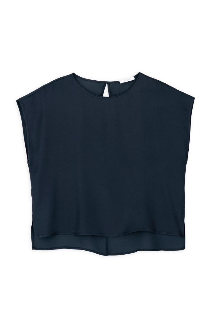 PHILOSOPHY SATIN FINE ECOVERO CROPPED TOP