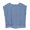 PHILOSOPHY SATIN FINE ECOVERO CROPPED TOP