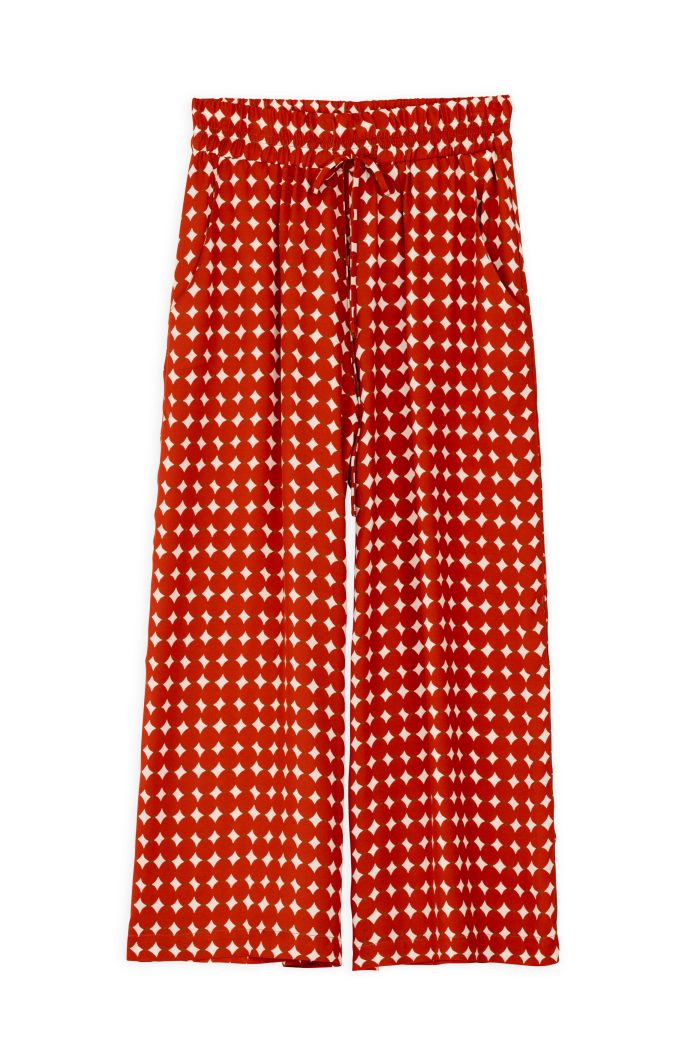 PHILOSOPHY SATIN PRINT JUPE CULOTTE