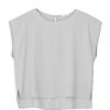 PHILOSOPHY SATIN FINE ECOVERO CROPPED TOP