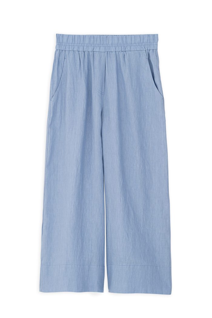 PHILOSOPHY LINEN JUPE CULLOTE