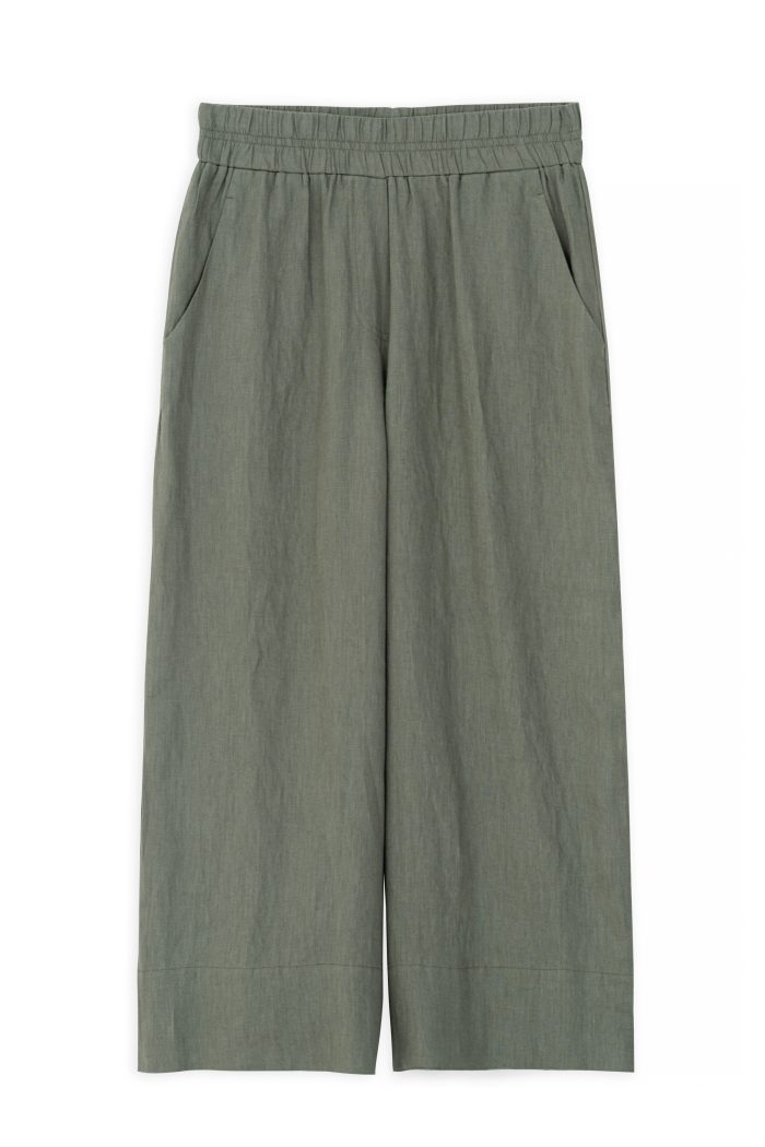 PHILOSOPHY LINEN JUPE CULLOTE