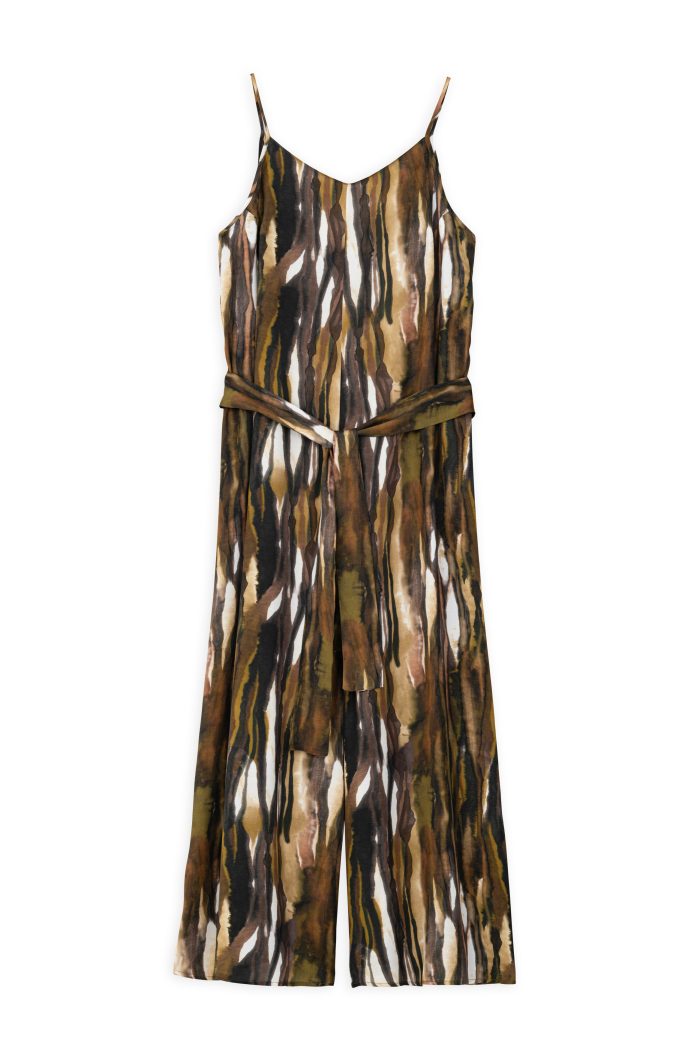 PHILOSOPHY SATIN PRINT JUMPSUIT