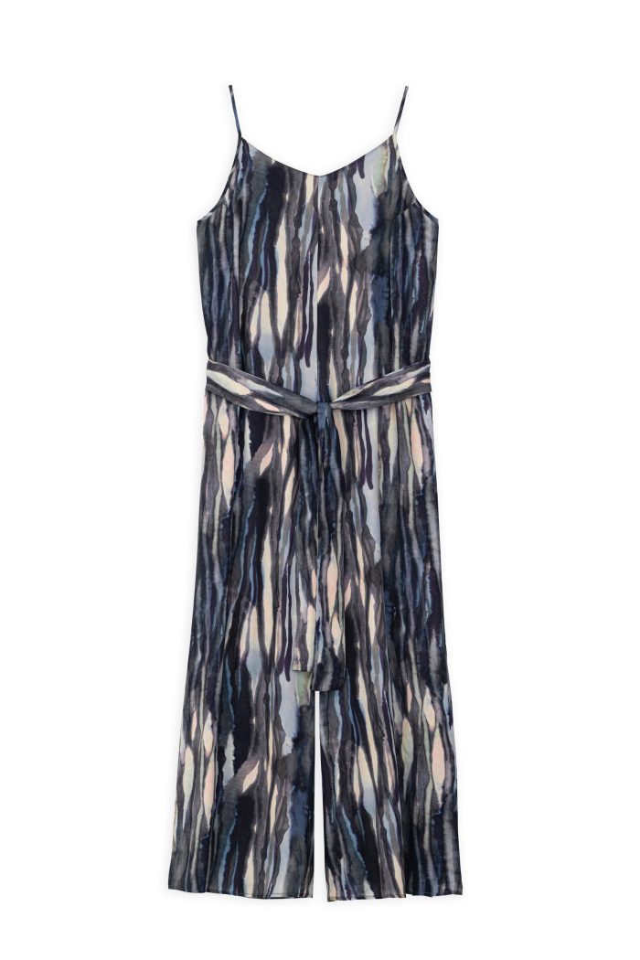 PHILOSOPHY SATIN PRINT JUMPSUIT