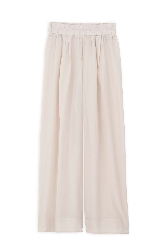 PHILOSOPHY VOILE SILKY WIDE LEG PANTS