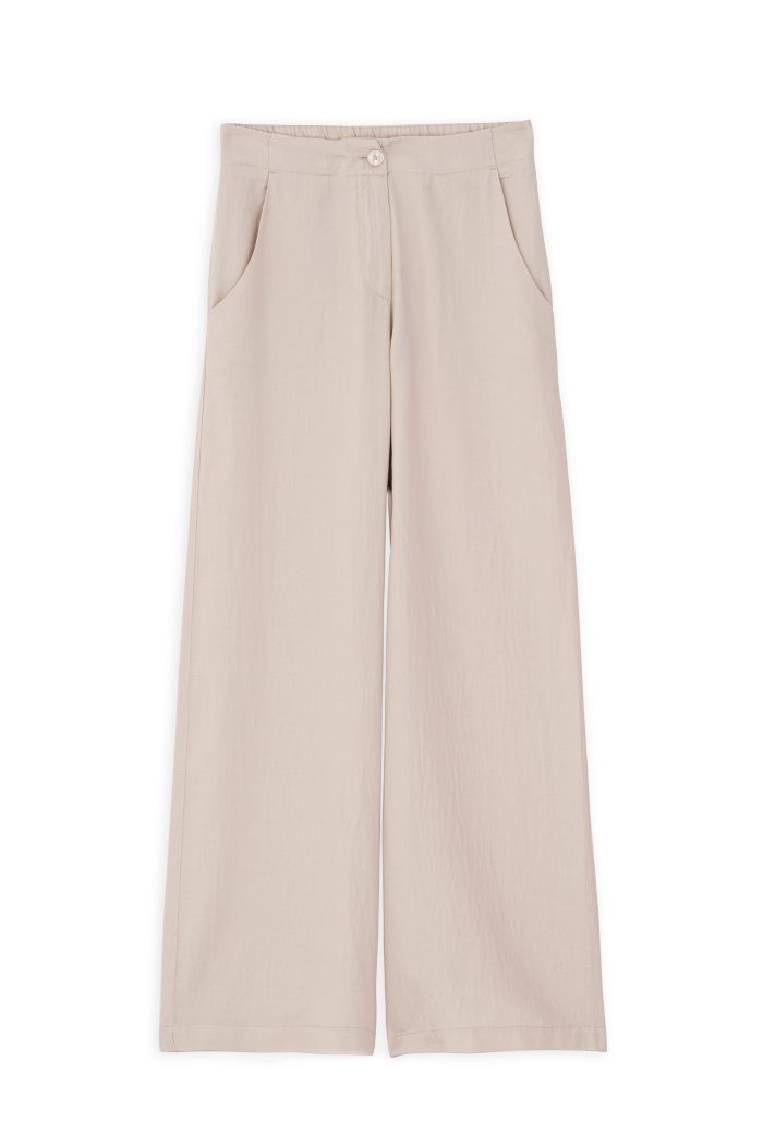 PHILOSOPHY LYOCELL LINEN WIDE LEG PANTS