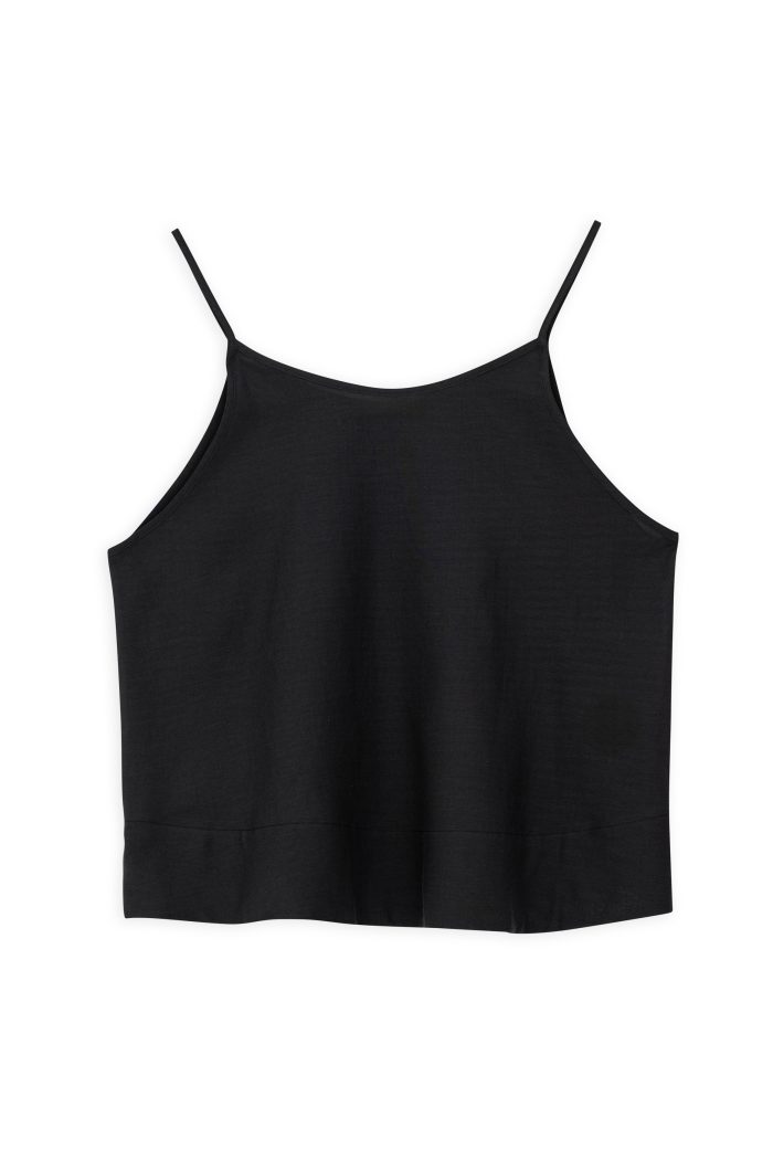 PHILOSOPHY VOILE SILKY CROPPED TOP