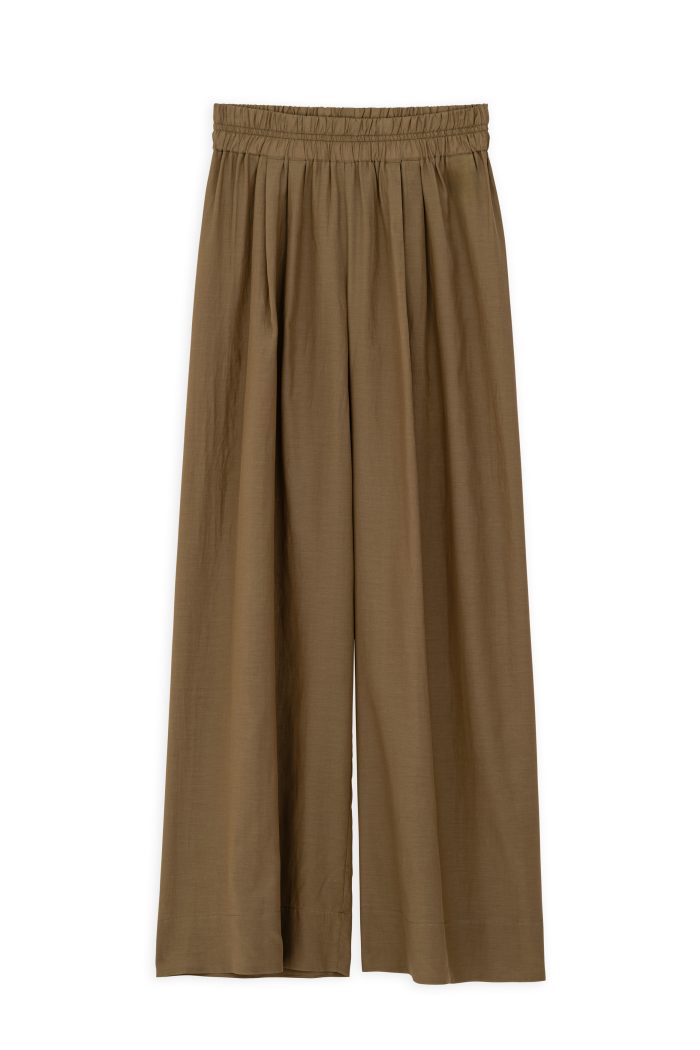 PHILOSOPHY VOILE SILKY WIDE LEG PANTS