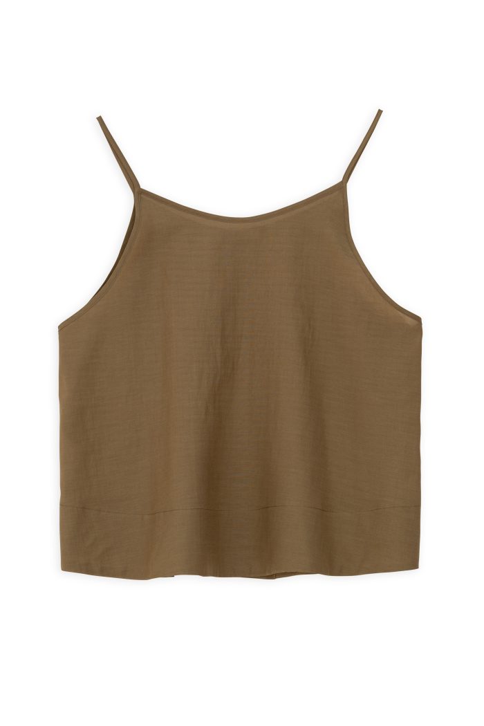 PHILOSOPHY VOILE SILKY CROPPED TOP