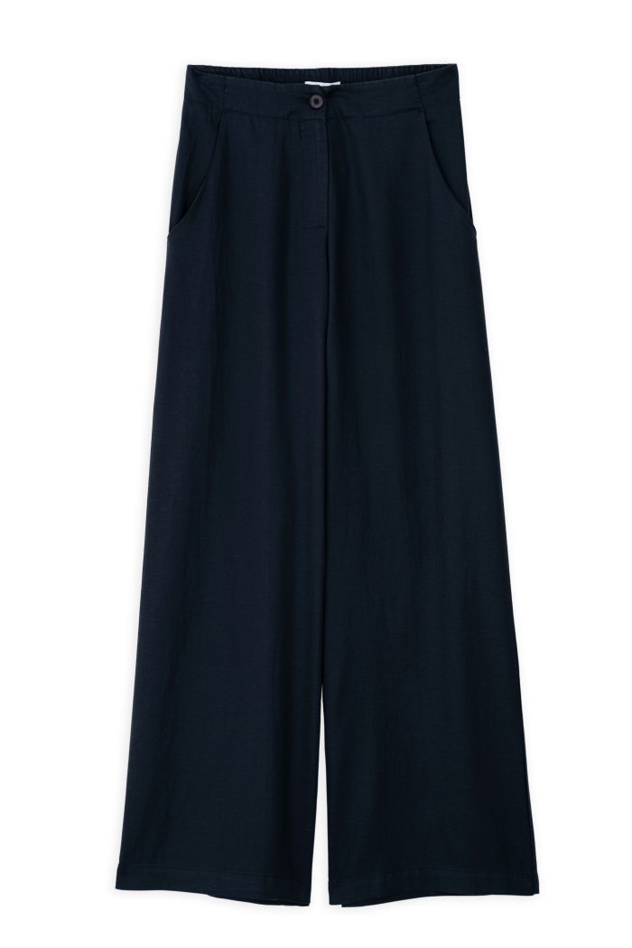 PHILOSOPHY LYOCELL LINEN WIDE LEG PANTS