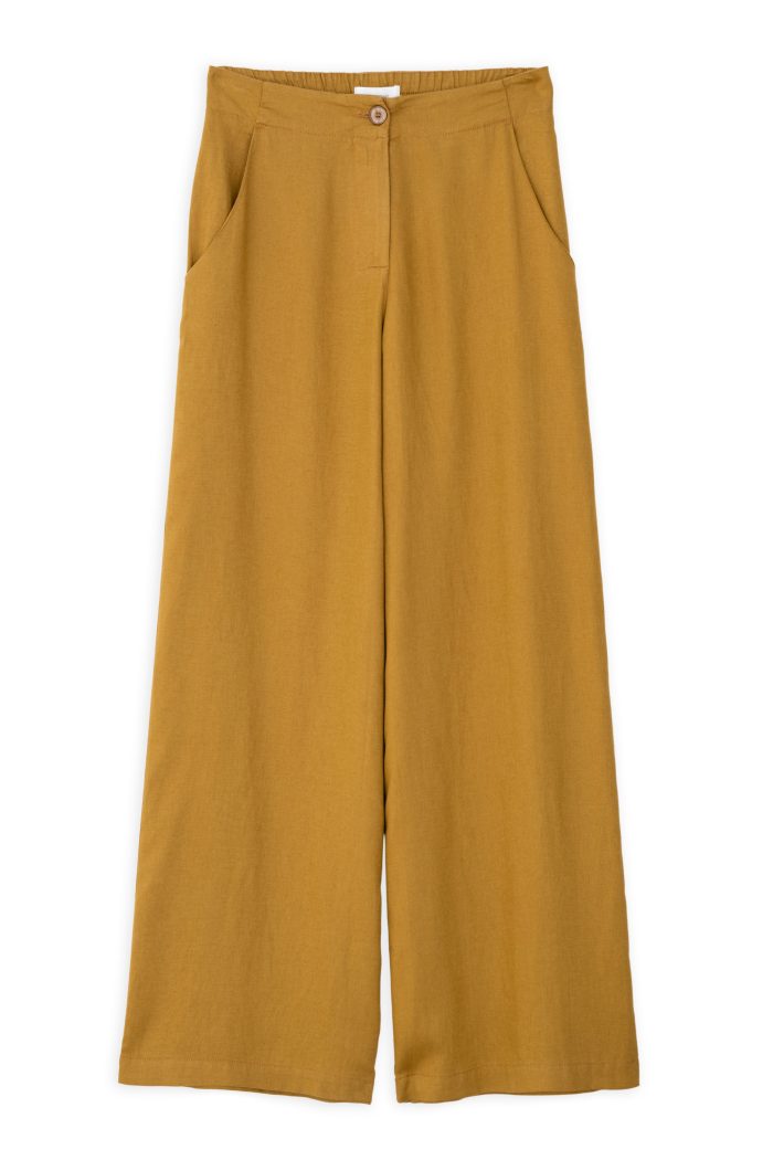 PHILOSOPHY LYOCELL LINEN WIDE LEG PANTS