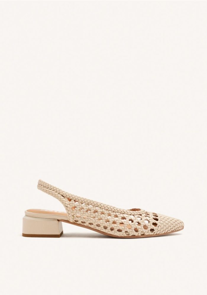 GIOSEPPO BRAIDED LEATHER  BALLERINA  PISKOVE
