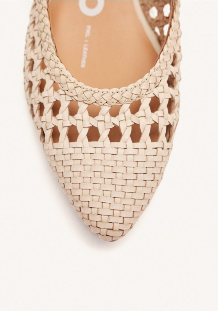 GIOSEPPO BRAIDED LEATHER  BALLERINA  PISKOVE
