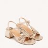 GIOSEPPO LEATHER HEEL SANDALS BARNARD