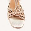GIOSEPPO LEATHER HEEL SANDALS BARNARD