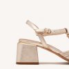 GIOSEPPO LEATHER HEEL SANDALS BARNARD