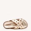 GIOSEPPO LEATHER SANDALS WITH EYELETS AND THREADS HILES
