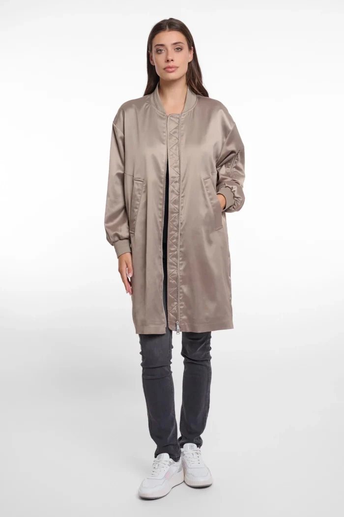 RINO&PELLE BANNER LONG BOMBER JACKET