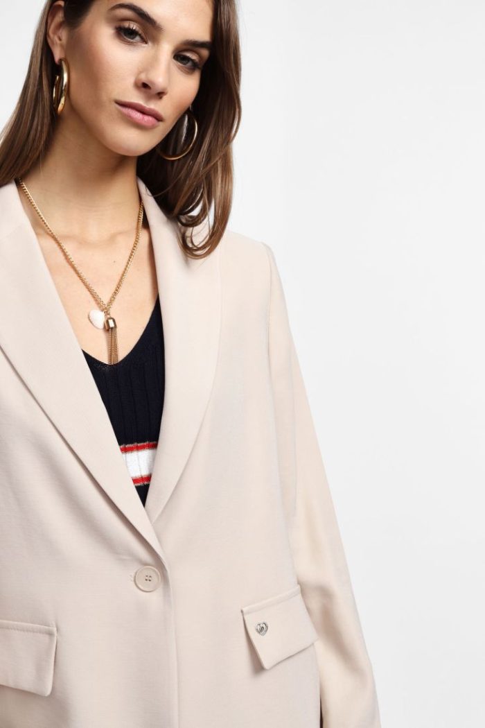 PLEASE BLAZER WITH SINGLE BUTTON