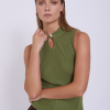 SKATIE SLEEVELESS TENCEL RIBBED TOP