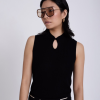 SKATIE SLEEVELESS TENCEL RIBBED TOP