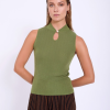 SKATIE SLEEVELESS TENCEL RIBBED TOP