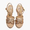 EMANUELLE HEELED SANDAL  GIUNONE PLATEAU