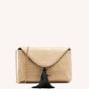 GIOSEPPO RAFFIA FRINGE CROSSBODY BAG TRUMBULL