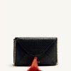 GIOSEPPO RAFFIA FRINGE CROSSBODY BAG TRUMBULL