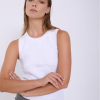 SKATIE SLEEVELESS BASKET KNIT TOP