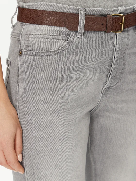 PLEASE STRAIGHT-LEG JEANS WITH ADJUSTABLE BELT