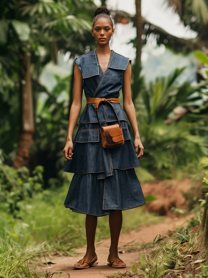 NU ZIGA DENIM DRESS